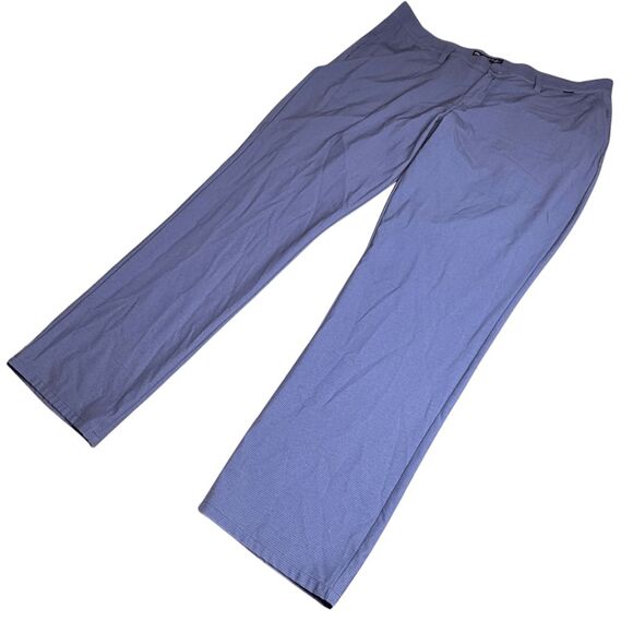 Travis Mathew Men's Pinstripe Flat Front Stretch Golf Pants Blue Size 40 - Picture 2 of 9
